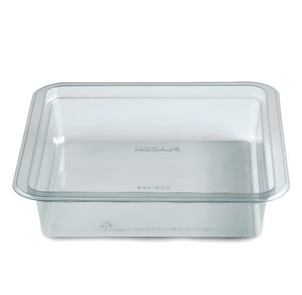 Fresh 'n Clear® Deli Container Base 32 OZ PET Clear Square 200/Case