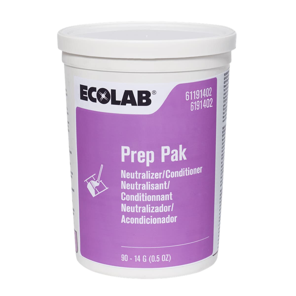 Prep Pak Unscented Floor Neutralizer 0.5 OZ Powder Water-Soluble 180/Case