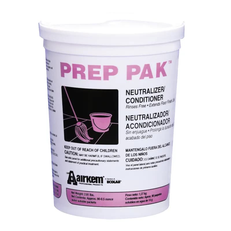 Prep Pak Unscented Floor Neutralizer 0.5 OZ Powder Water-Soluble 180/Case