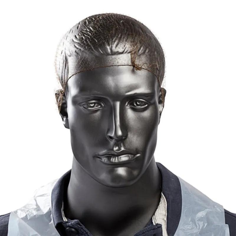 Hairnet Brown Lightweight 144 Count/Pack 20 Packs/Case 2880 Count/Case