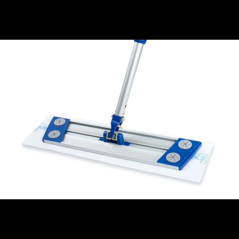 JaniFiber Mop Head 18X5.5 IN White Microfiber Flat Disposable 200/Case