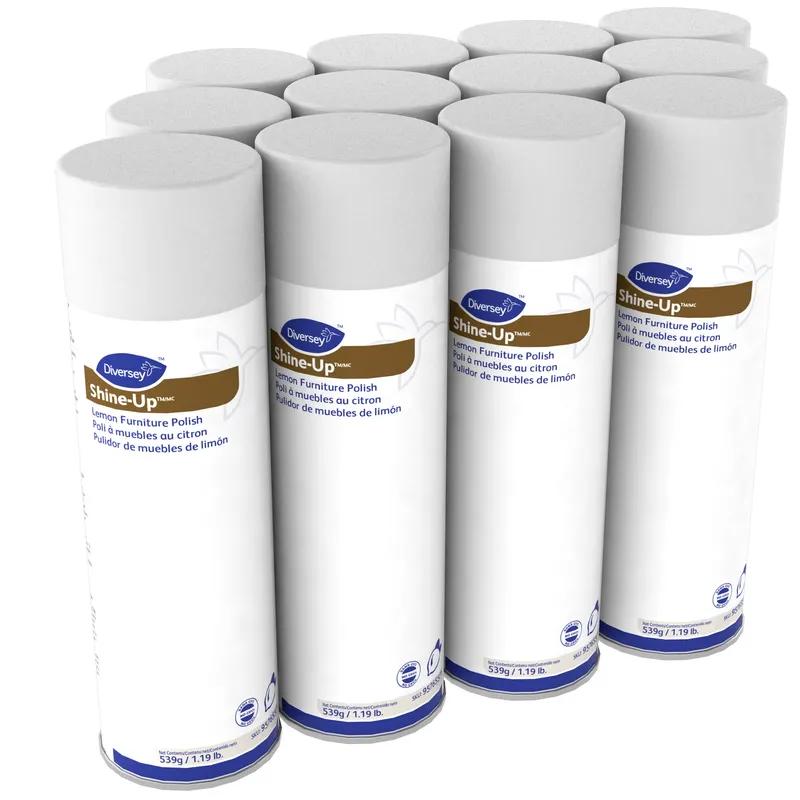 Shine-Up Lemon Furniture Polish 19 FLOZ Multi Surface Aerosol RTU 12/Case