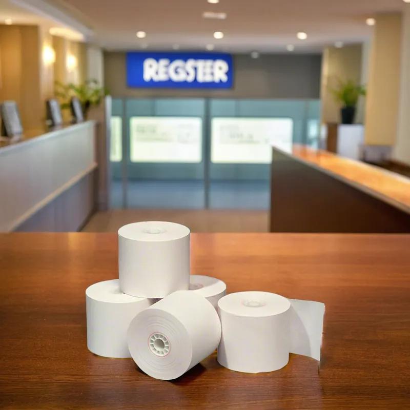 Register Tape Roll 3IN X165FT Paper White 50/Case