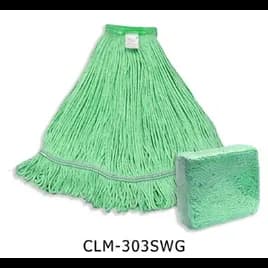 Mop Head 5 IN Green Synthetic Fiber 4PLY Loop End 1/Each