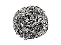 Scrubber 1.23 OZ Stainless Steel Silver 6/Case