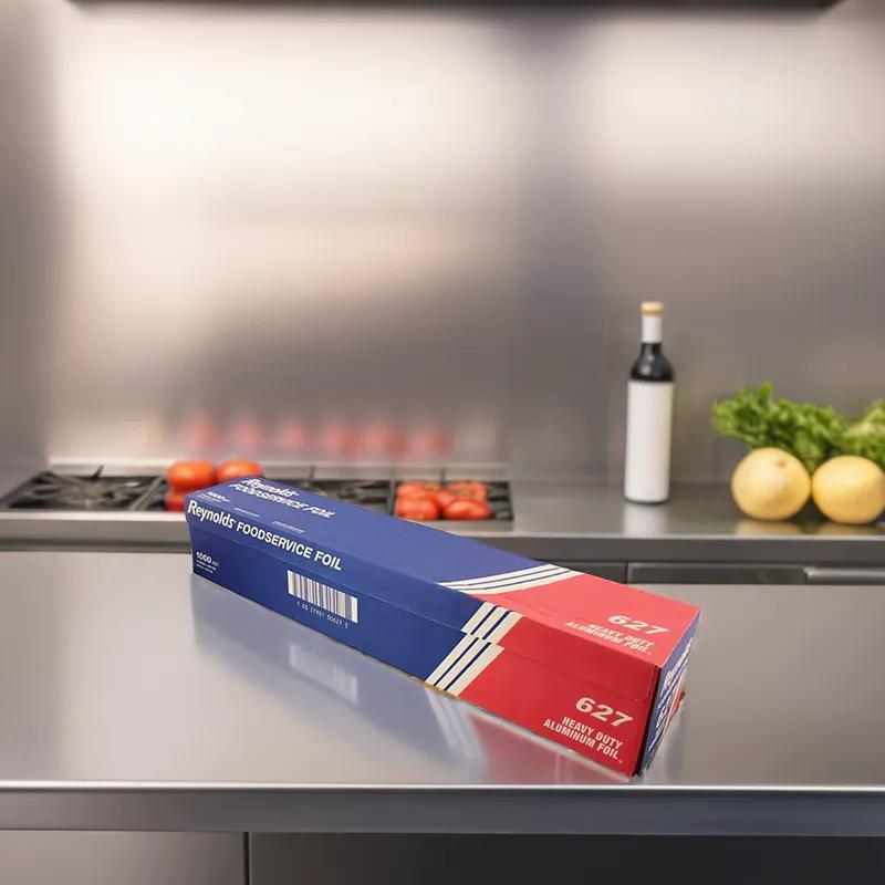 Foodservice Foil Roll 24IN X1000FT Aluminum Heavy Duty Silver 1/Roll