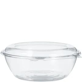 Dart® Safeseal™ Cold Bowl & Lid Combo With Dome Lid 48 OZ PET Clear Round 50 Count/Pack 2 Packs/Case 100 Count/Case