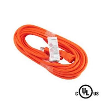 Extension Cord 50 FT Orange 16GA Heavy Duty 3-Wire Grounded 1/Each