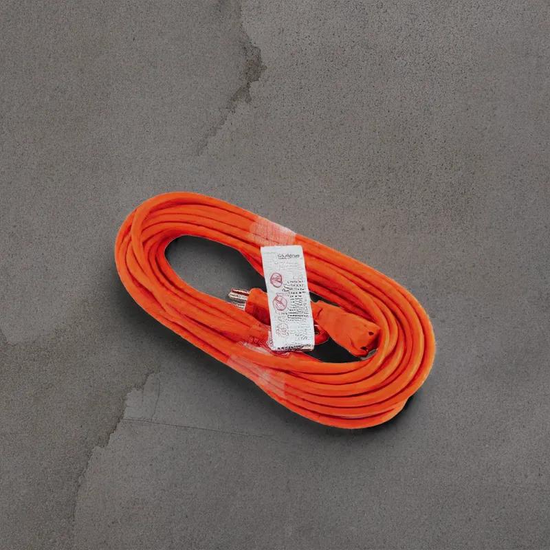 Extension Cord 50 FT Orange 16GA Heavy Duty 3-Wire Grounded 1/Each