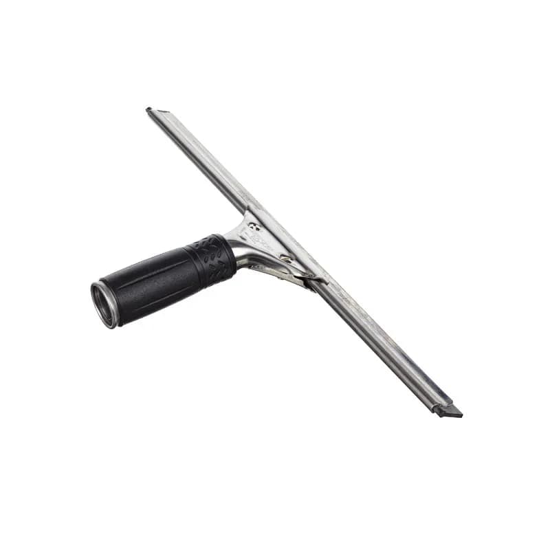 Pro Squeegee 14 IN Stainless Steel Rubber Silver Black Complete Wide Blade 1/Each