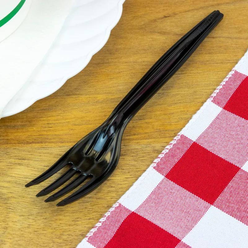 Fork Black Individually Wrapped 1000/Case