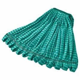 Web Foot® Mop Large (LG) 24 OZ Green Microfiber 1IN Headband 1/Each
