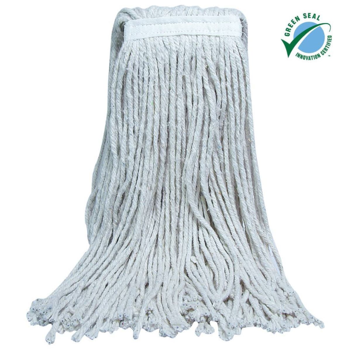 Mop Head #16 10 OZ White Cotton 4PLY Cut End 1/Each