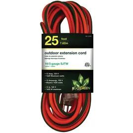 Extension Cord 25 FT Orange 16GA 3-Wire Grounded 1/Each