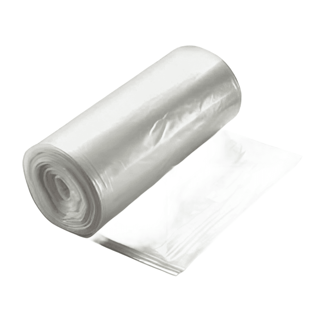 Can Liner 38.25X64.25 IN Clear Plastic 4MIL 50/Case