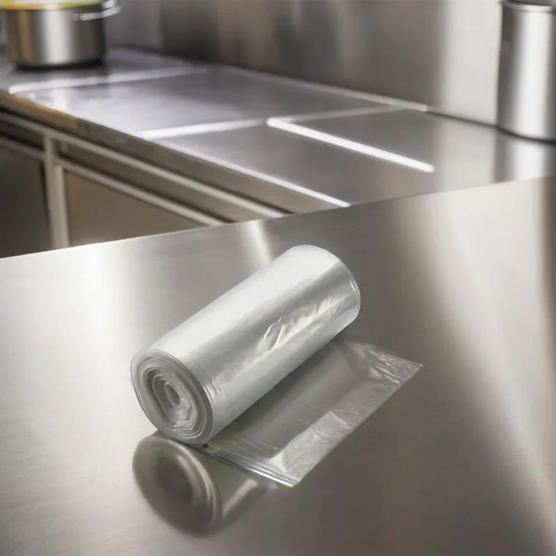 Can Liner 38.25X64.25 IN Clear Plastic 4MIL 50/Case