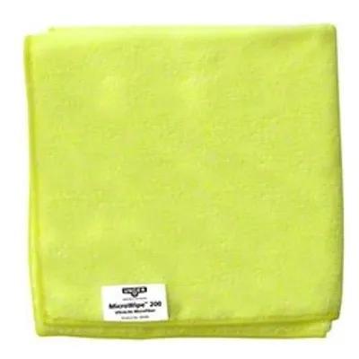MicroWipe 200 UltraLite Cleaning Cloth 16X16 IN Microfiber Yellow 10/Pack