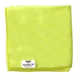 MicroWipe™ 200 UltraLite Cleaning Cloth 16X16 IN Microfiber Yellow 10/Pack