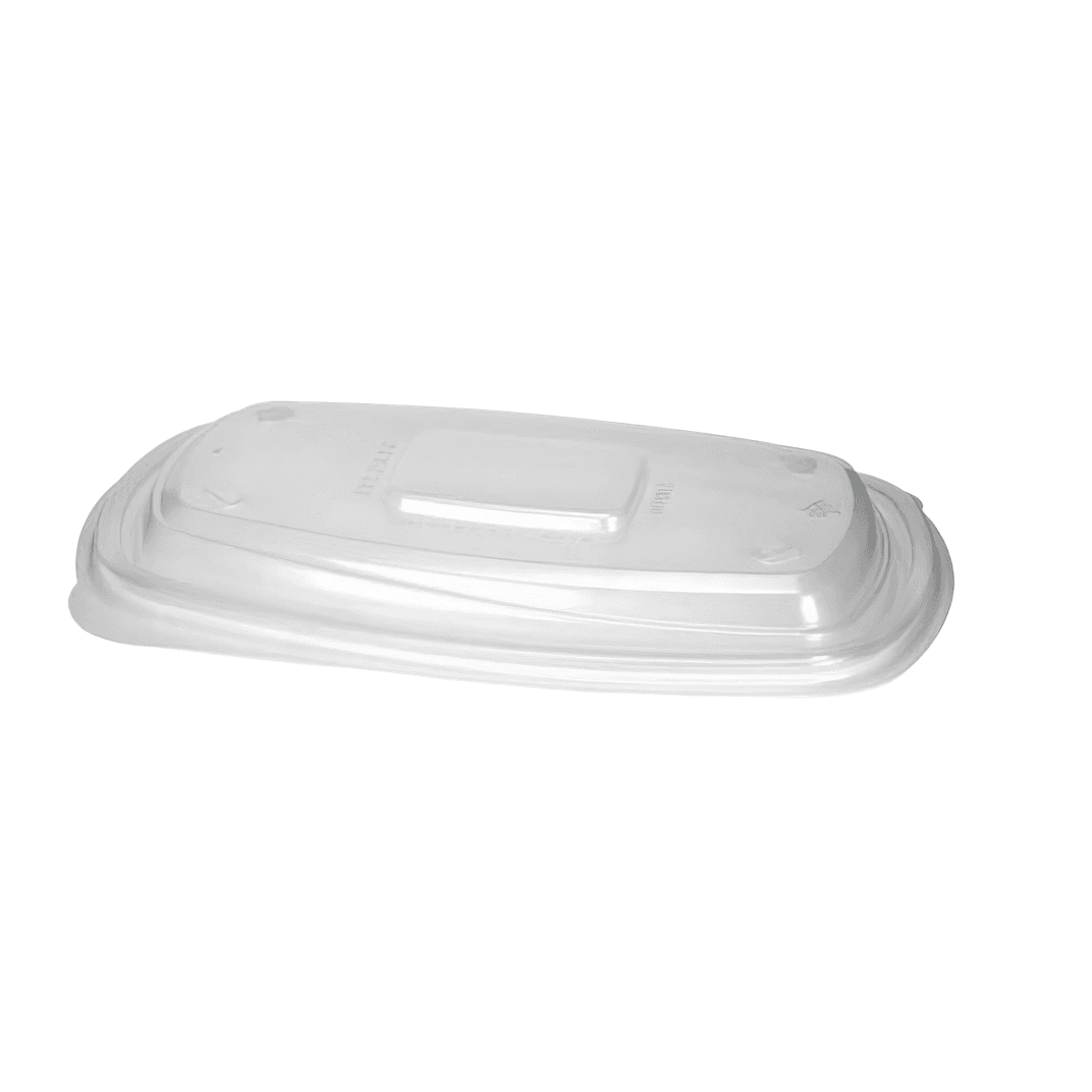 WNA Lid Dome 6X9 IN PP Clear Rectangle For 24 OZ Container 300/Case