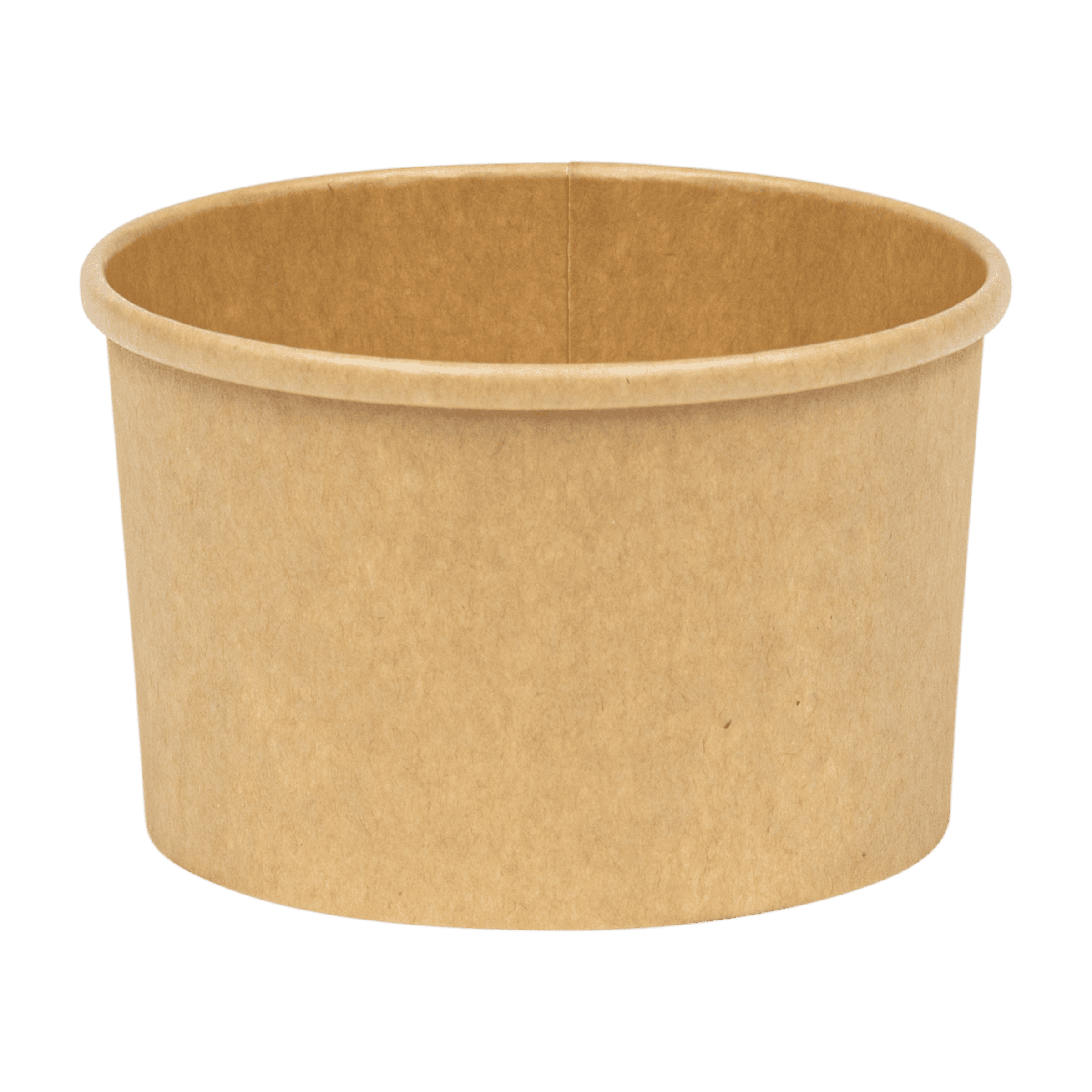 Soup Food Container Base 16 OZ Kraft Paperboard Kraft Squat Leak Resistant 500/Case