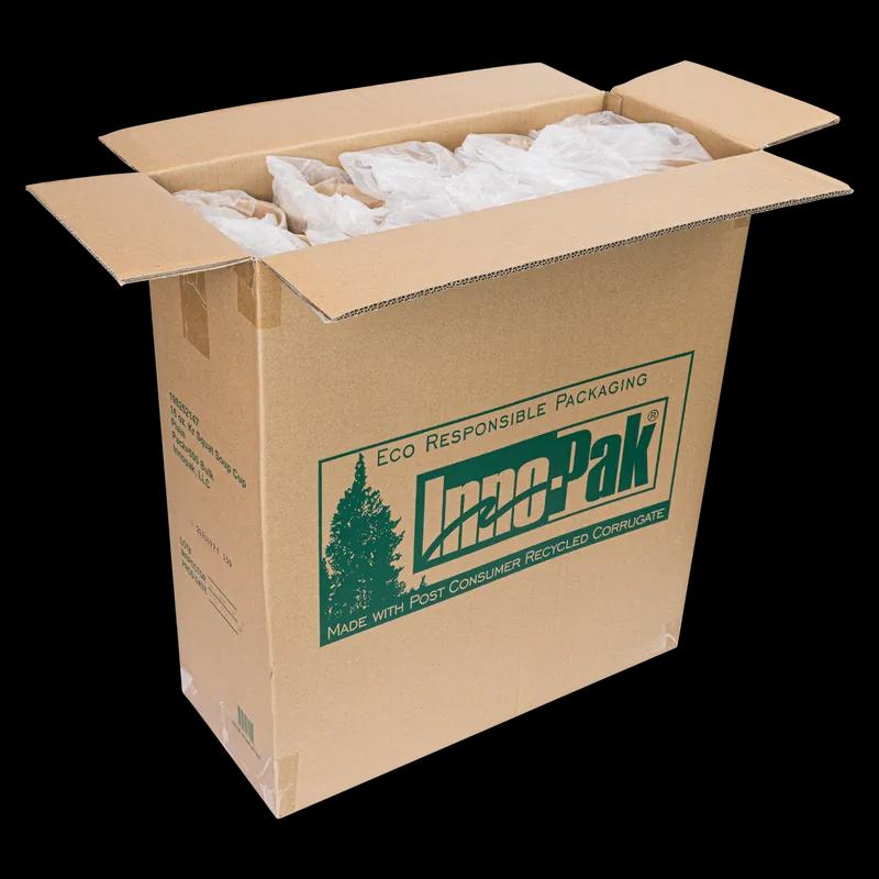 Soup Food Container Base 16 OZ Kraft Paperboard Kraft Squat Leak Resistant 500/Case