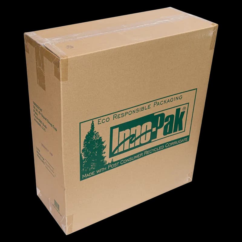 Soup Food Container Base 16 OZ Kraft Paperboard Kraft Squat Leak Resistant 500/Case