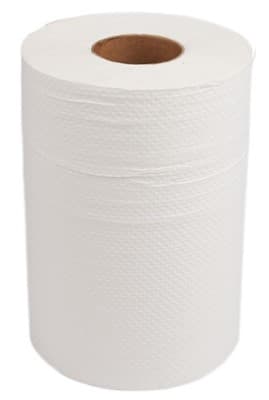 Roll Paper Towel White Hardwound 12 Rolls/Case