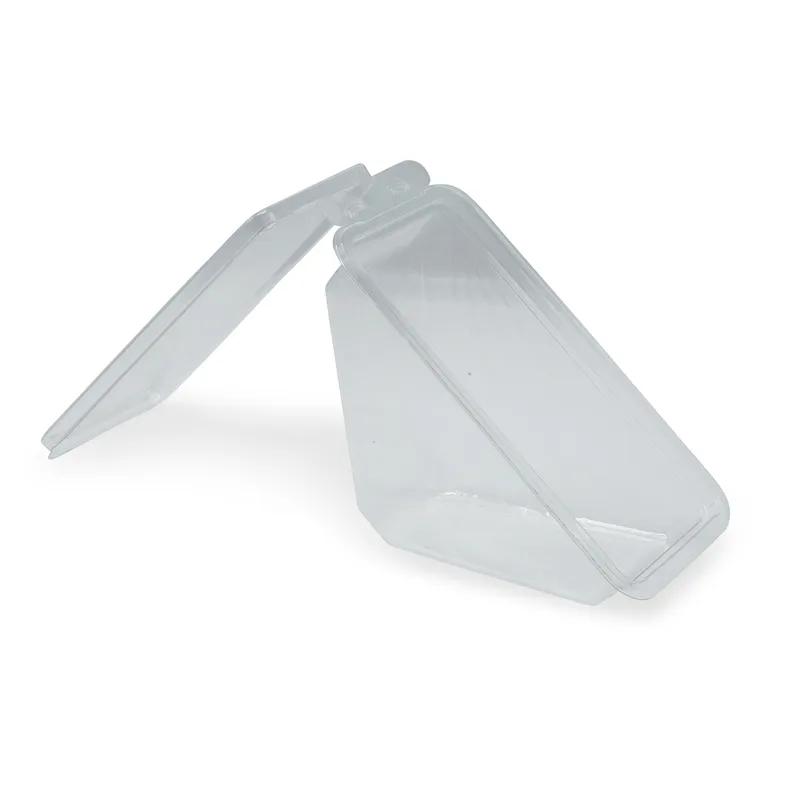 Fresh N' Sealed® Sandwich Wedge Hinged With Flat Lid 7X4X4 IN PET Clear Triangle 330/Case