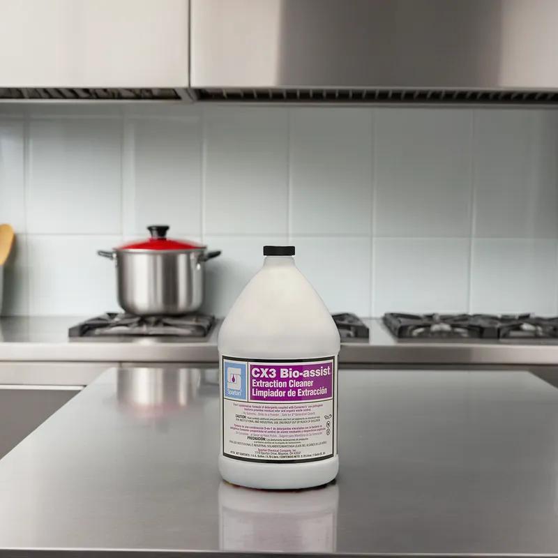 Victoria Bay Floral Carpet Extraction Cleaner 1 GAL Heavy Duty Concentrate Enzymatic 4/Case