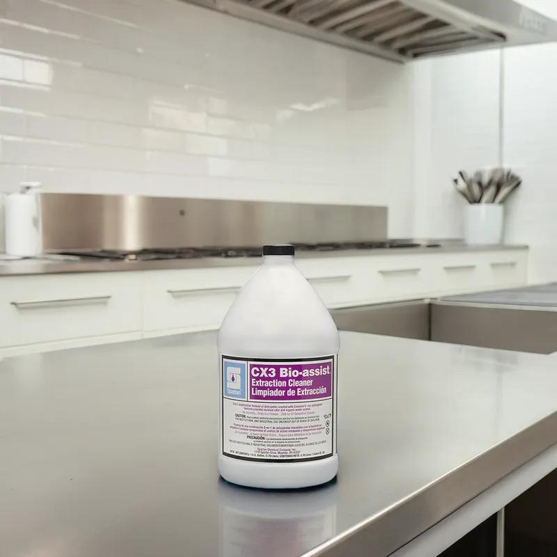 Victoria Bay Floral Carpet Extraction Cleaner 1 GAL Heavy Duty Concentrate Enzymatic 4/Case