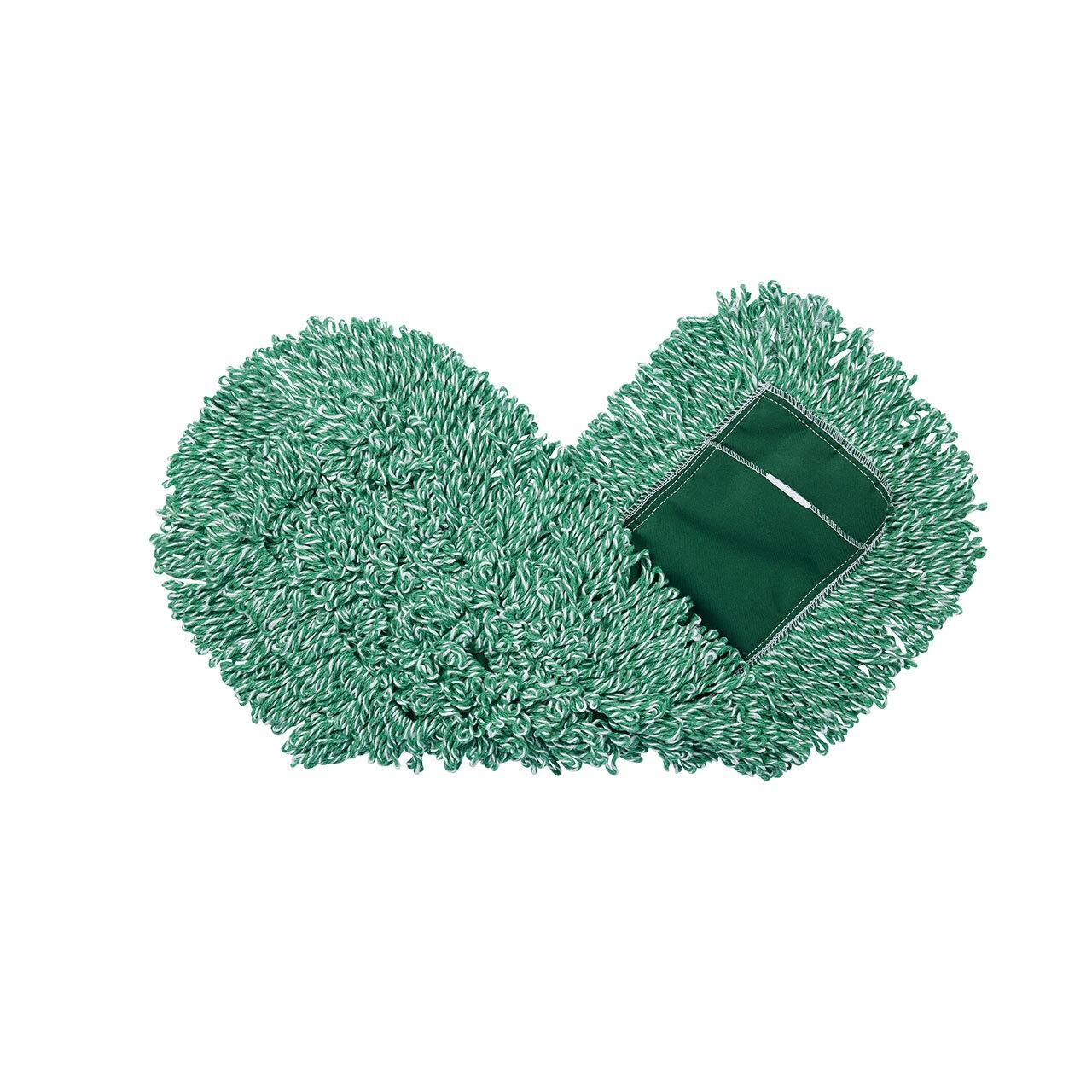 Dust Mop 24X5 IN Green Microfiber Loop End 1/Each