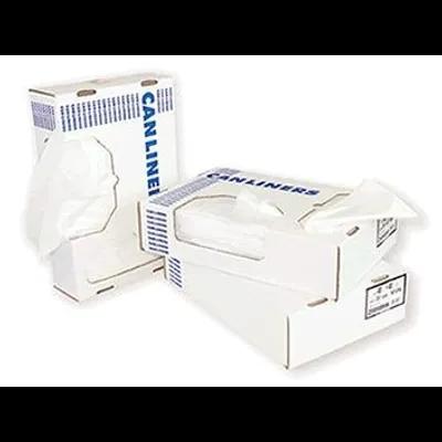 Victoria Bay Can Liner 33X39 IN White Plastic 0.75MIL Extra Heavy 25 Count/Pack 6 Packs/Case 150 Count/Case