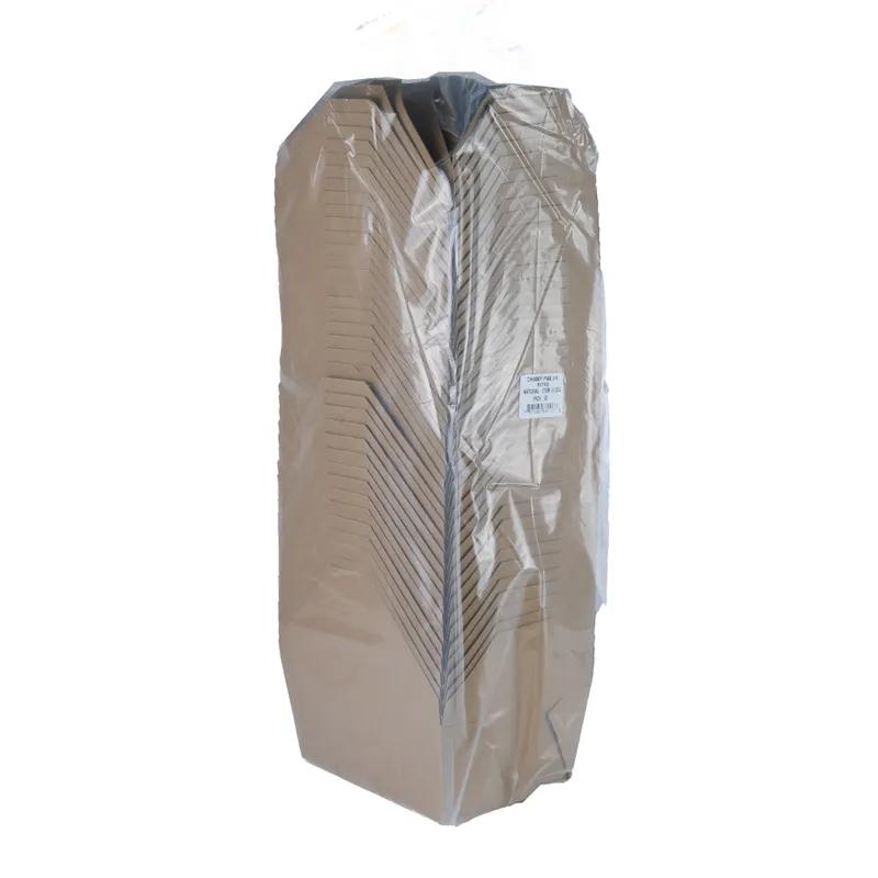 ChampPak #4 Take-Out Box Fold-Top 7.25X5.5X3.5 IN Coated Paper Kraft Rectangle 160/Case