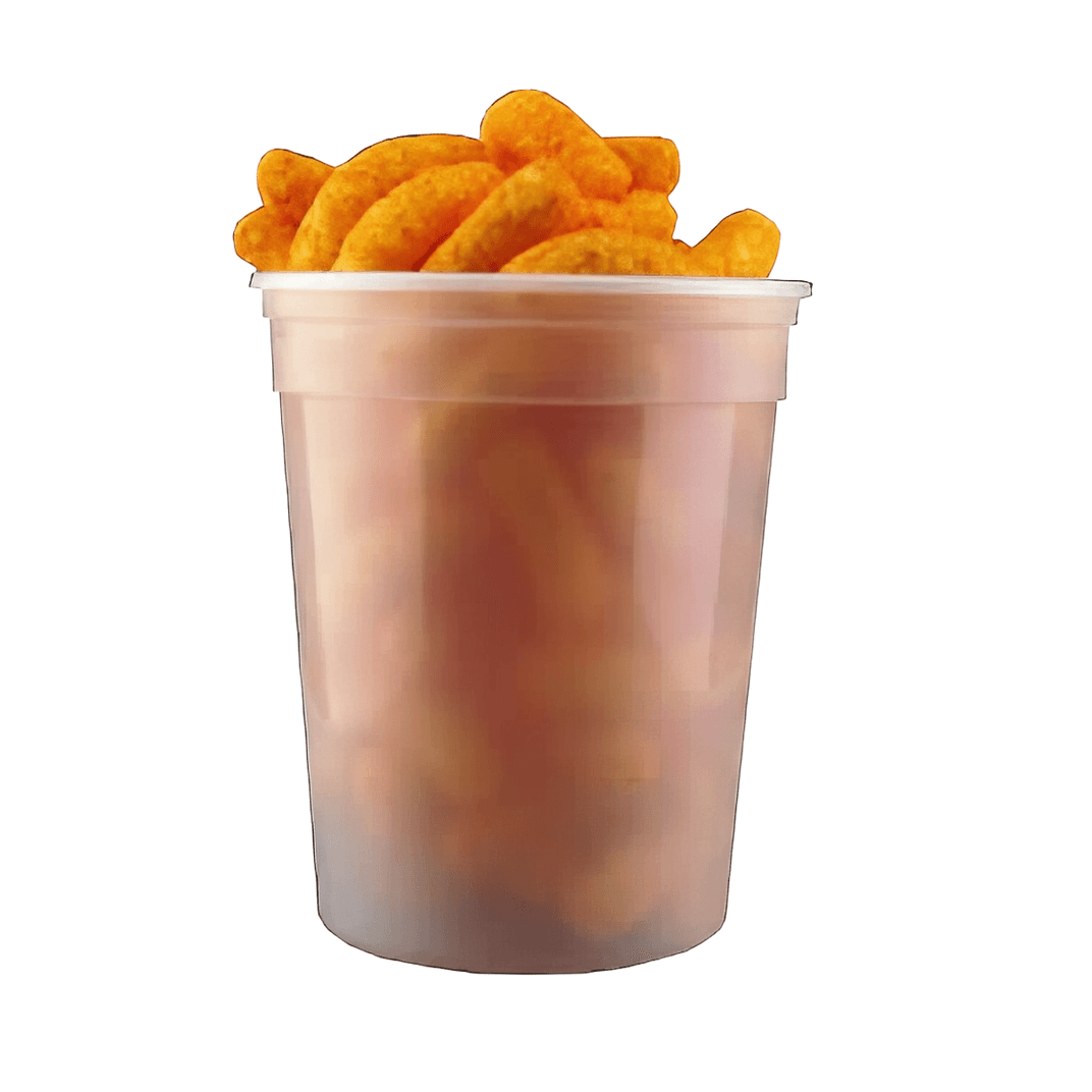 Deli Container Base & Lid Combo 32 OZ PP Clear Round 250/Case