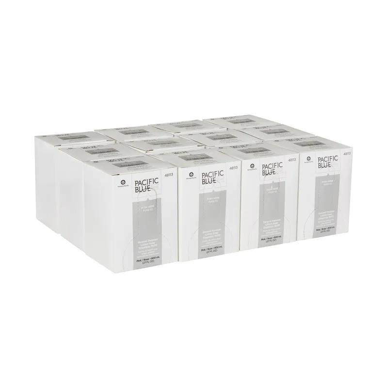 Pacific Blue Basic Hand Soap Liquid Lotionized 800 mL Almond Pink Refill General Purpose 12/Case