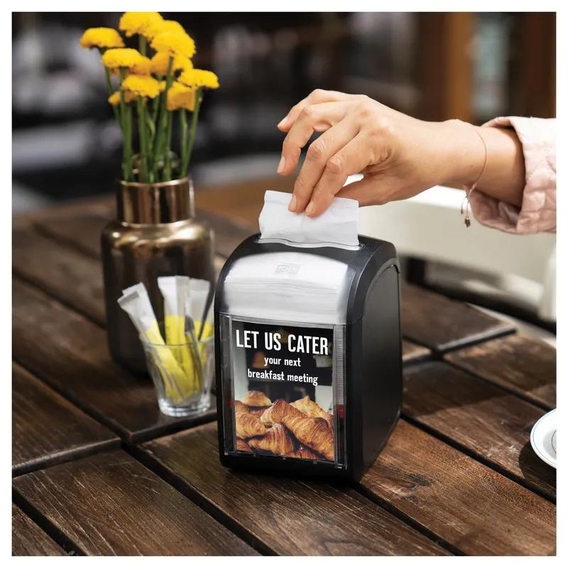 Tork Xpressnap® Dispenser Napkins 8.39X6.5 IN White Paper 1PLY Interfold 240 Count/Pack 36 Packs/Case