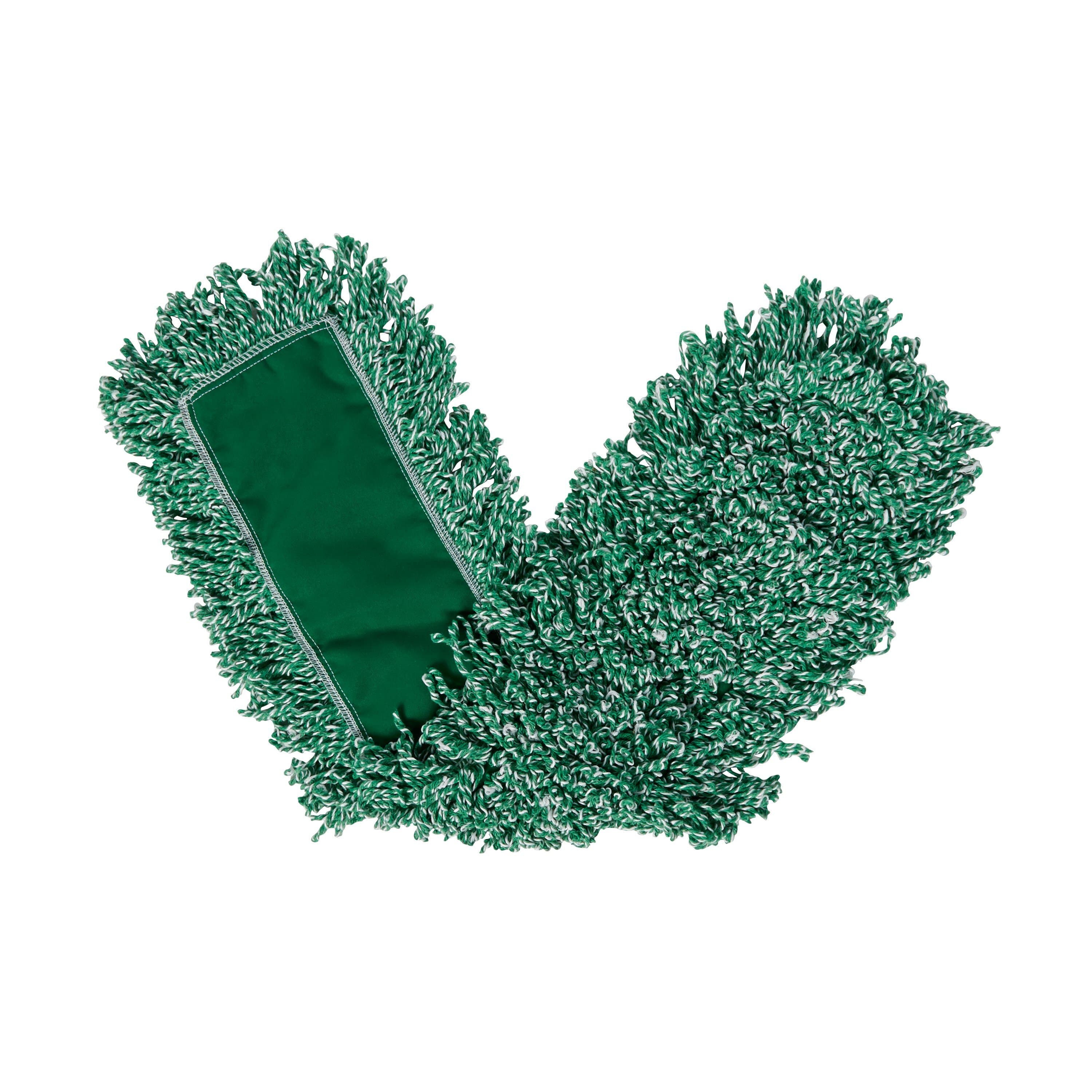 Dust Mop 48 IN Green Microfiber Loop End 1/Each