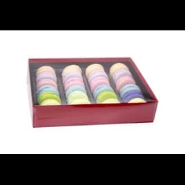 VIEWit Candy Box With Vinyl Lid 10.5X8.125X2.0625 IN Red 20/Case