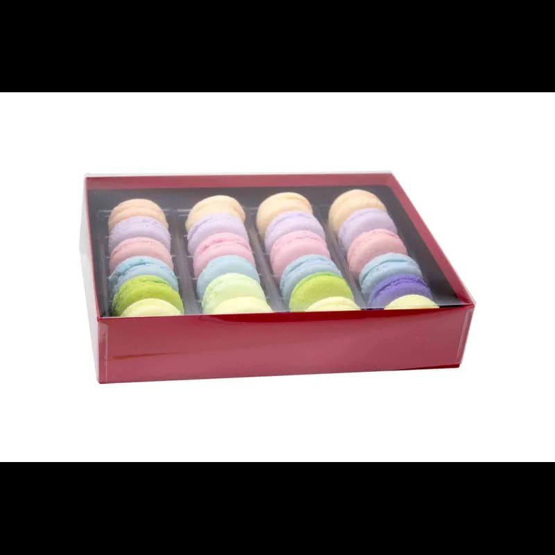 VIEWit Candy Box With Vinyl Lid 10.5X8.125X2.0625 IN Red 20/Case