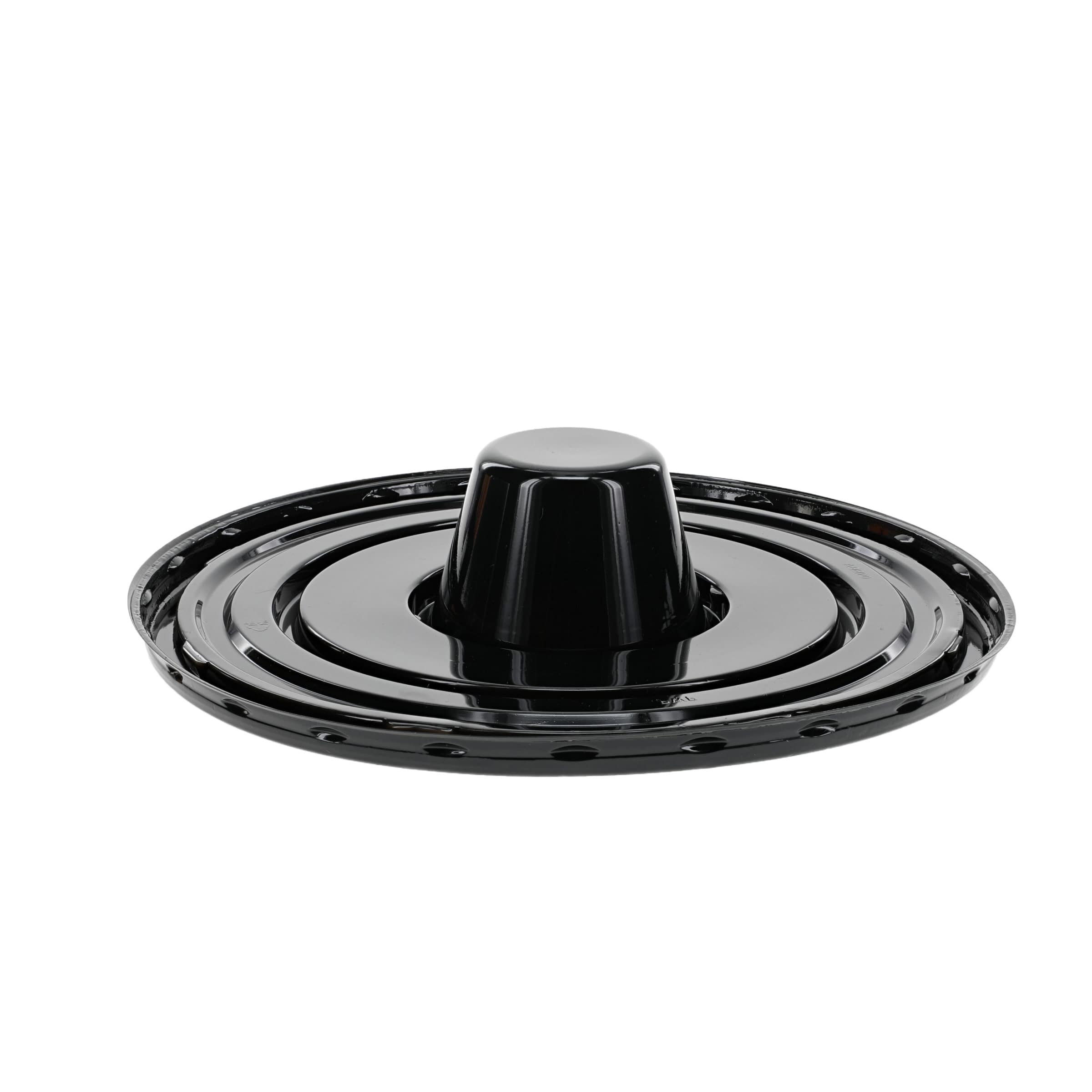 Bundt Cake Base 9.17X1.99 IN PET Black Round 160/Case