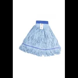 Mop Head XL Blue Cotton Synthetic Yarn 4PLY Loop End 5IN Headband 12/Case
