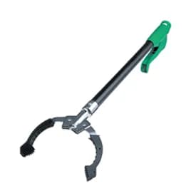 NiftyNabber® Pro Litter Grab & Removal Tool 21 IN Black Green Steel Plastic 1/Each