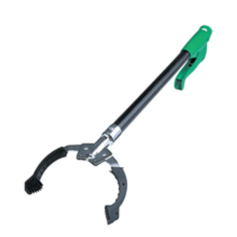 NiftyNabber® Pro Litter Grab & Removal Tool 21 IN Black Green Steel Plastic 1/Each
