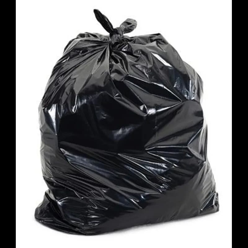 Heritage Can Liner 49X53 IN 60 GAL Black Plastic 2MIL 75/Case