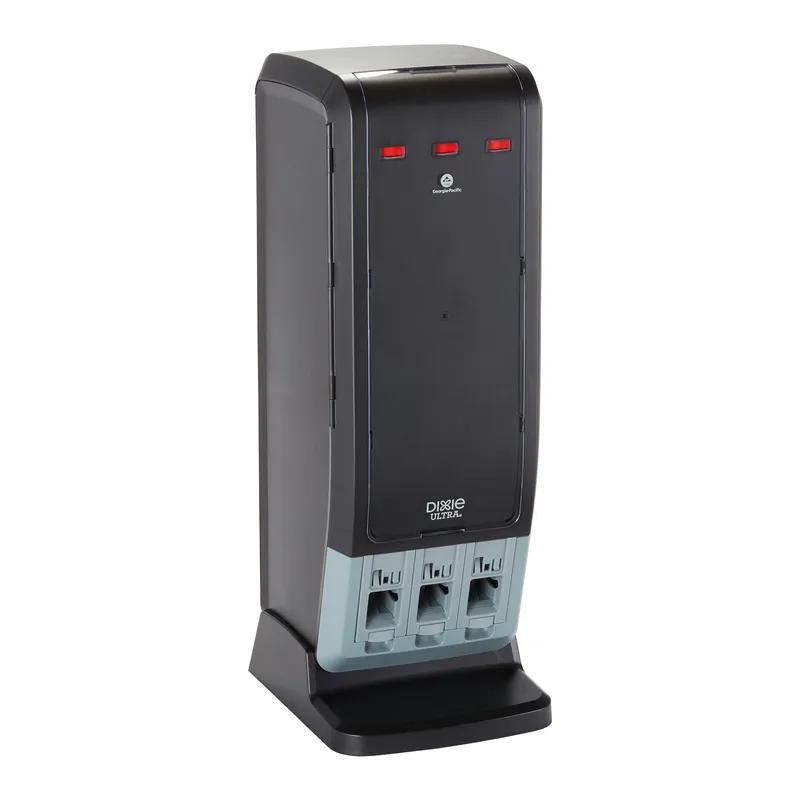 Dixie® Ultra SmartStock® Tri-Tower Series-T Cutlery Dispenser Black 1/Case