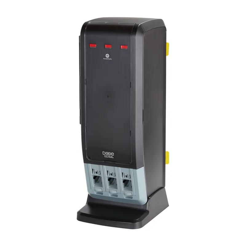 Dixie® Ultra SmartStock® Tri-Tower Series-T Cutlery Dispenser Black 1/Case