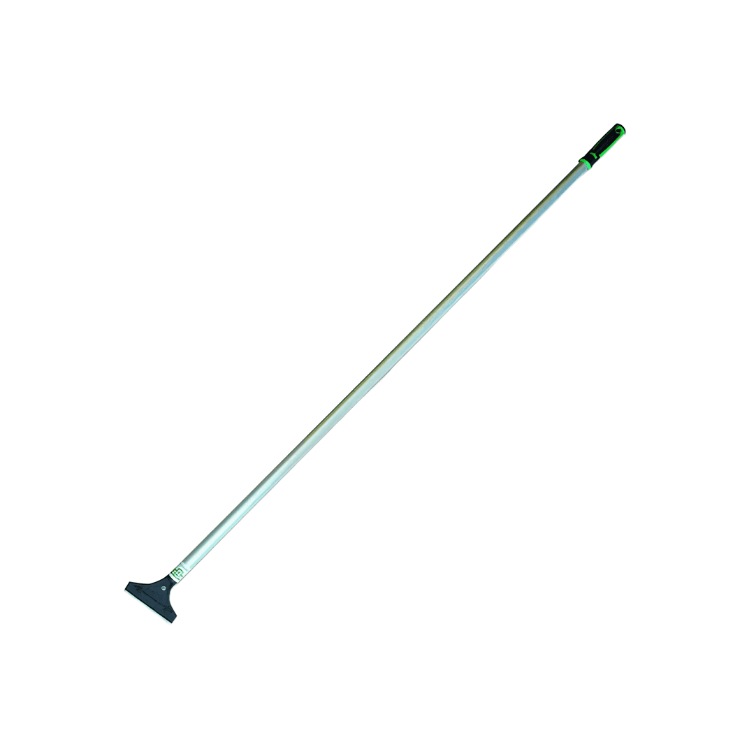 Scraper Light Duty Aluminum Zinc Silver Green Long Handle With 48IN Handle 4IN Head 1/Each