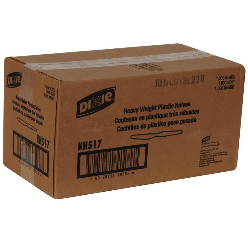 Dixie® Knife PS Black Heavyweight 1000/Case
