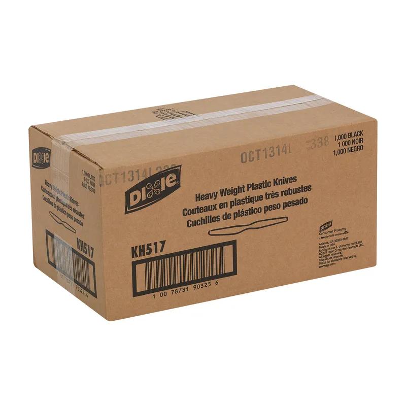 Dixie® Knife PS Black Heavyweight 1000/Case