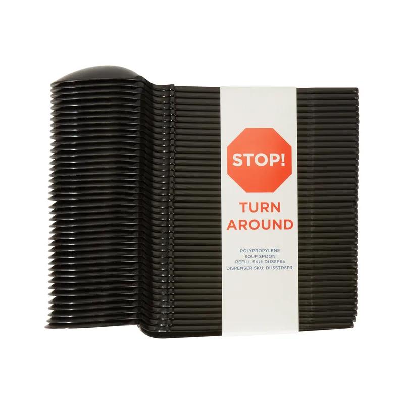 Dixie® Ultra SmartStock® Series-T Soup Spoon PP Black Heavyweight Refill 960/Case